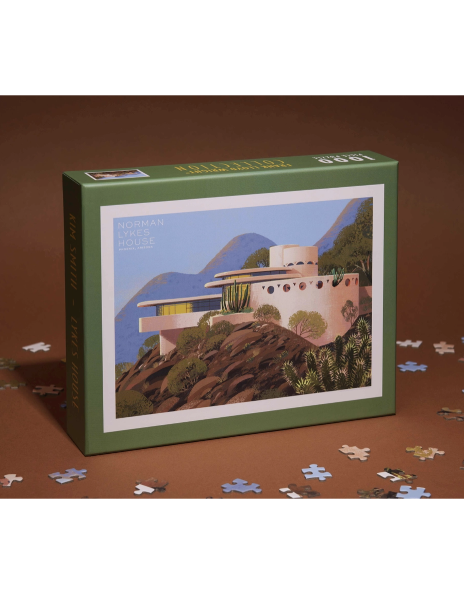 Frank Lloyd Wright: Norman Lykes House 1000 Piece Puzzle