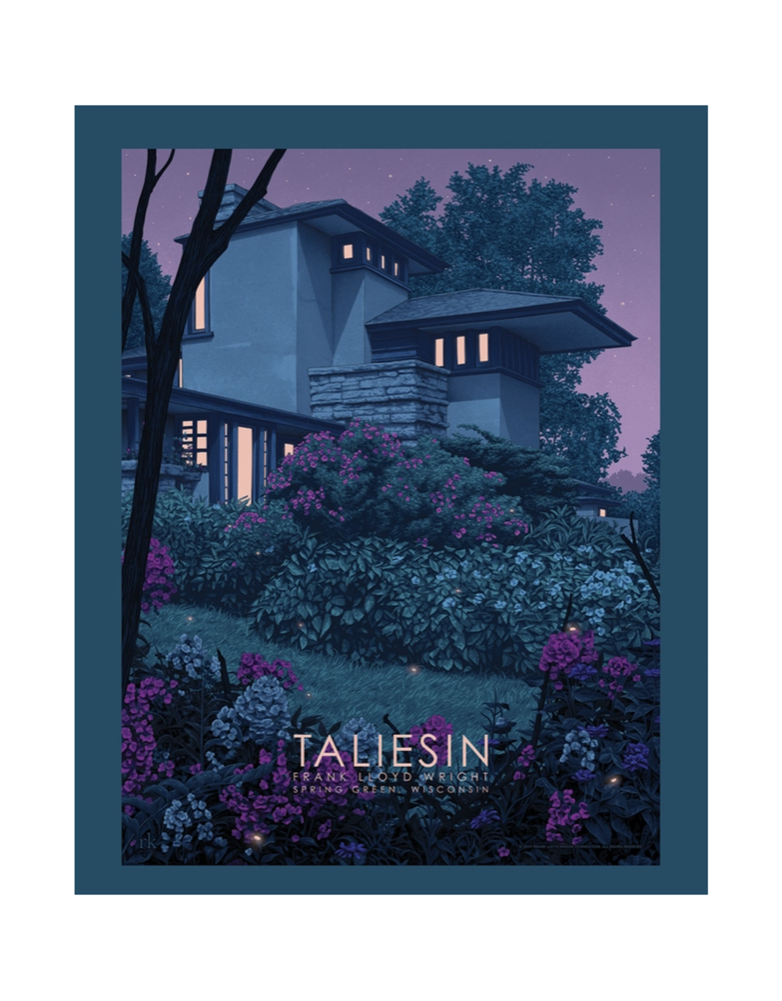 Frank Lloyd Wright: Taliesin House 1000 Piece Puzzle