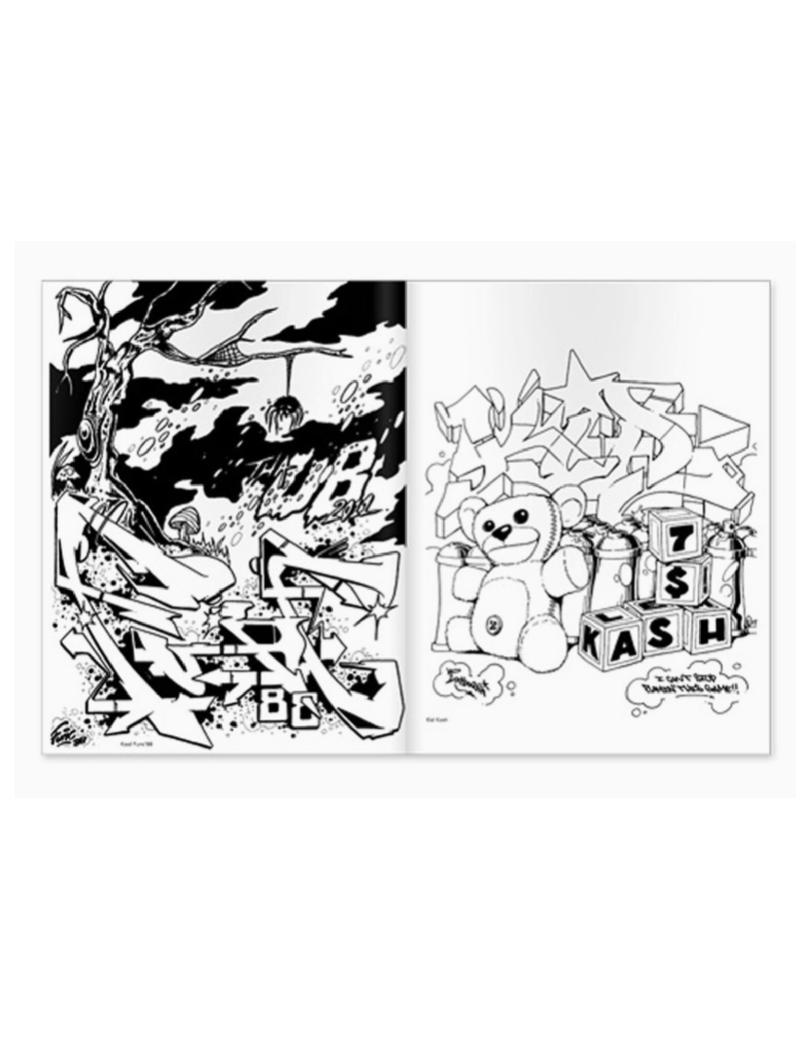 Graffiti 3 International Styles Coloring Book