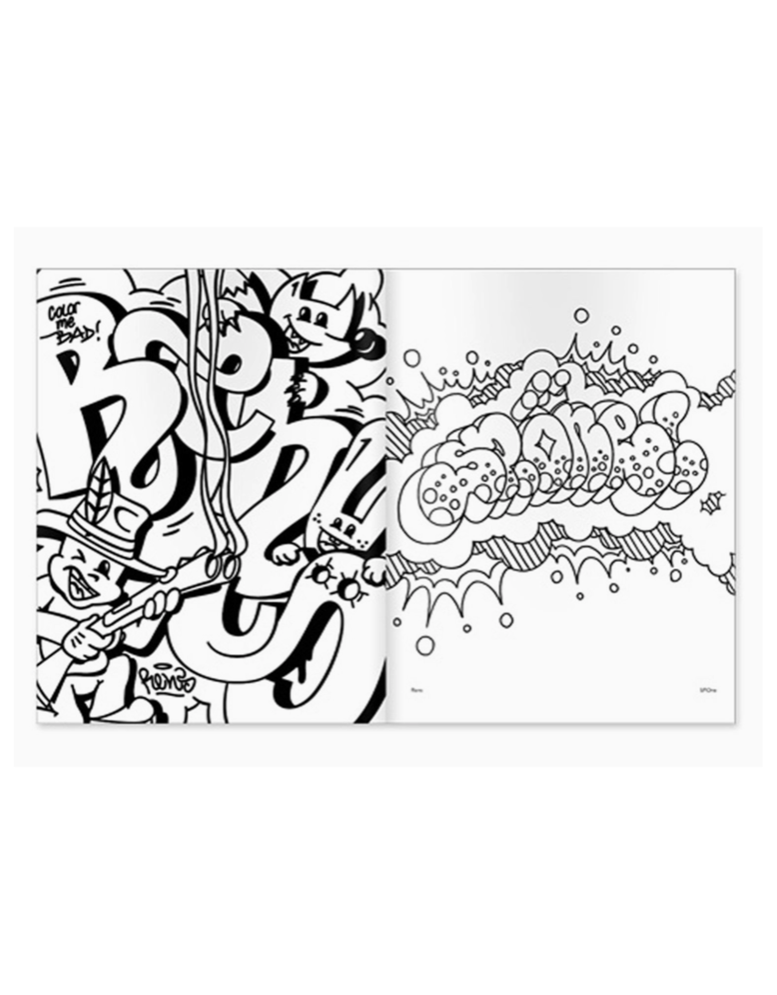 Graffiti 3 International Styles Coloring Book