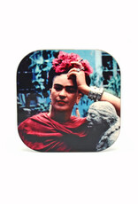 Frida in Pink with Statue Coaster