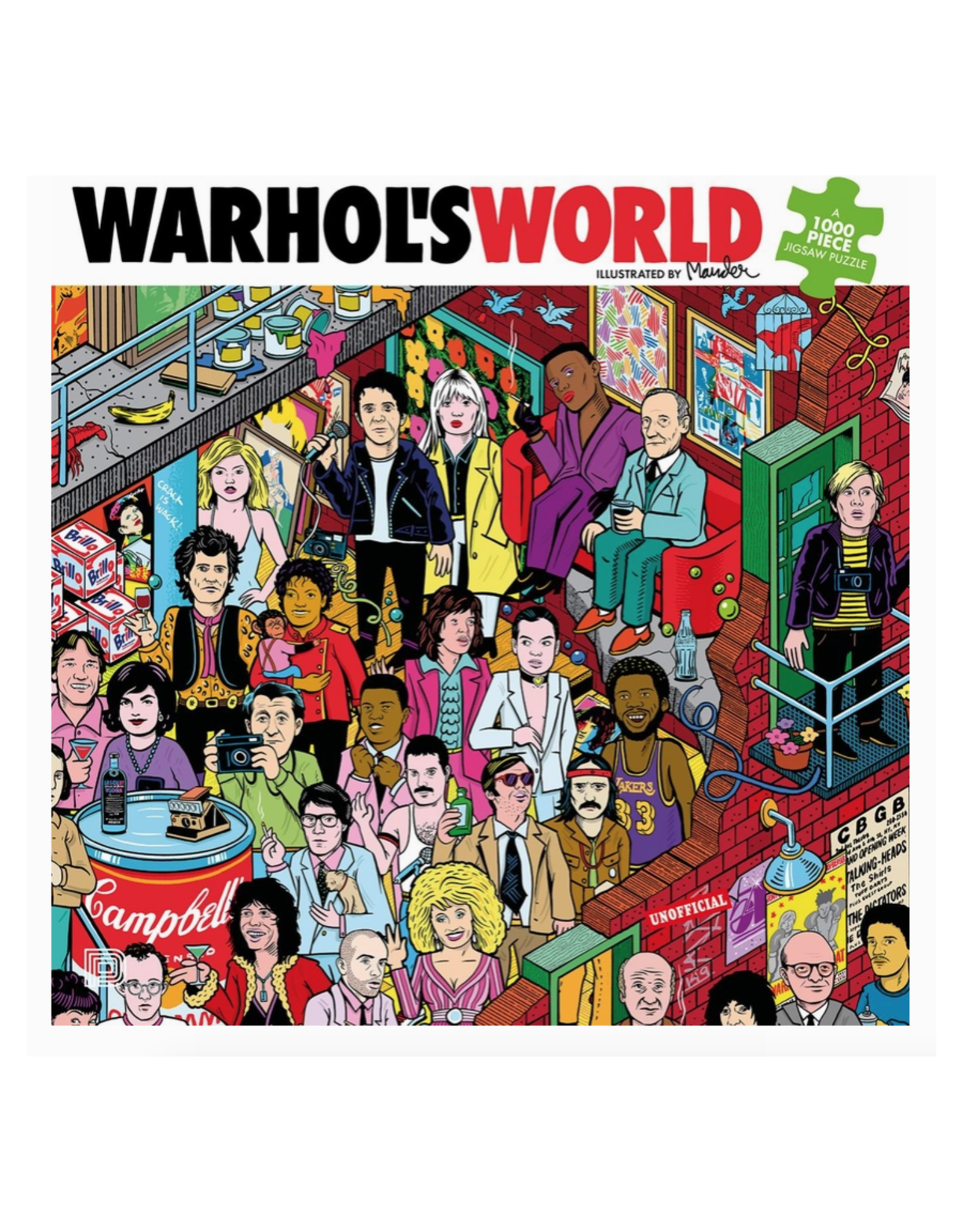 Warhol's World 1000 Piece Puzzle