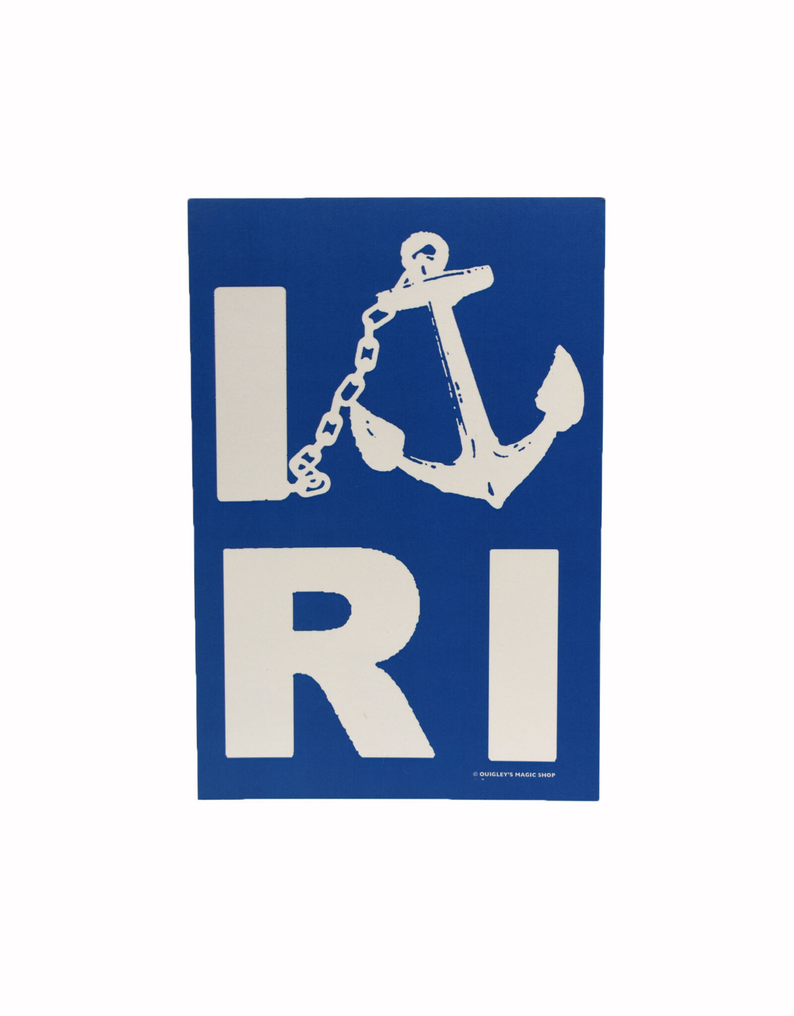 I Anchor Rhode Island Postcard