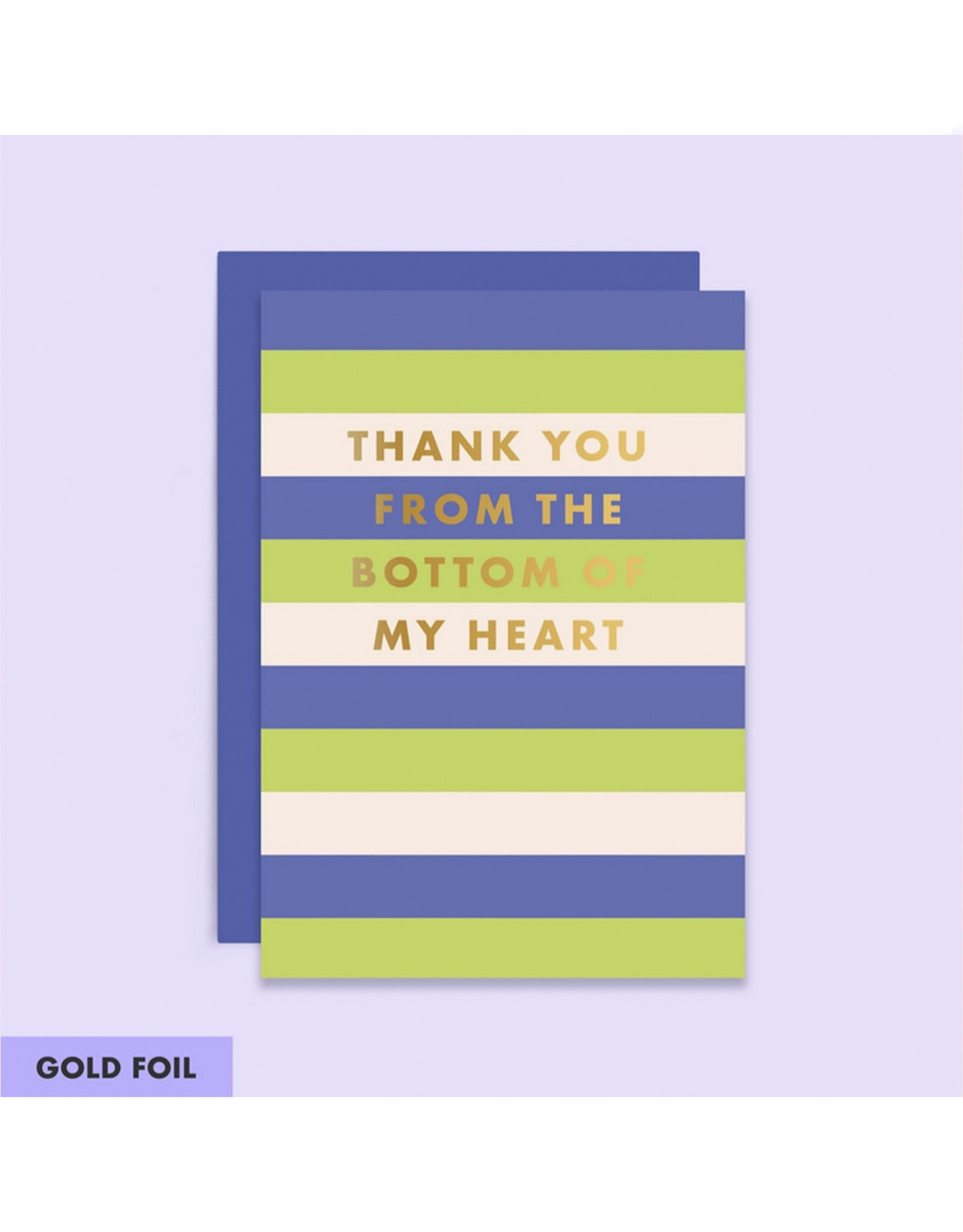 Thanks! Striped Greeting Card Thanks! Striped Greeting Card