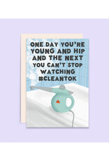Cleantok Birthday Greeting Card