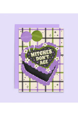 Witches Don't Age Cake Birthday Greeting Card