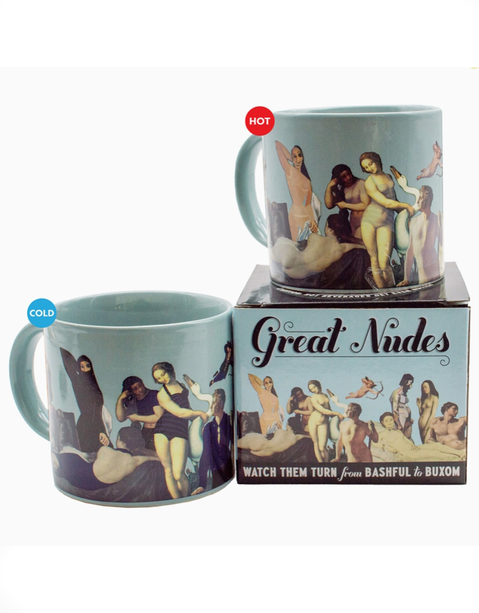 Great Nudes of Art Heat-Changing Coffee Mug