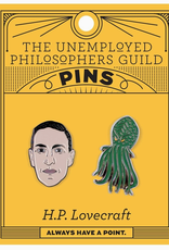 H.P. Lovecraft and Cthulhu Pin Set