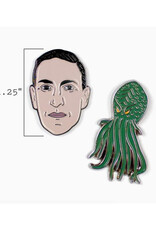 H.P. Lovecraft and Cthulhu Pin Set