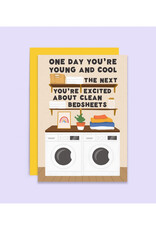 Clean Bedsheets Birthday Greeting Card Clean Bedsheets Birthday Greeting Card