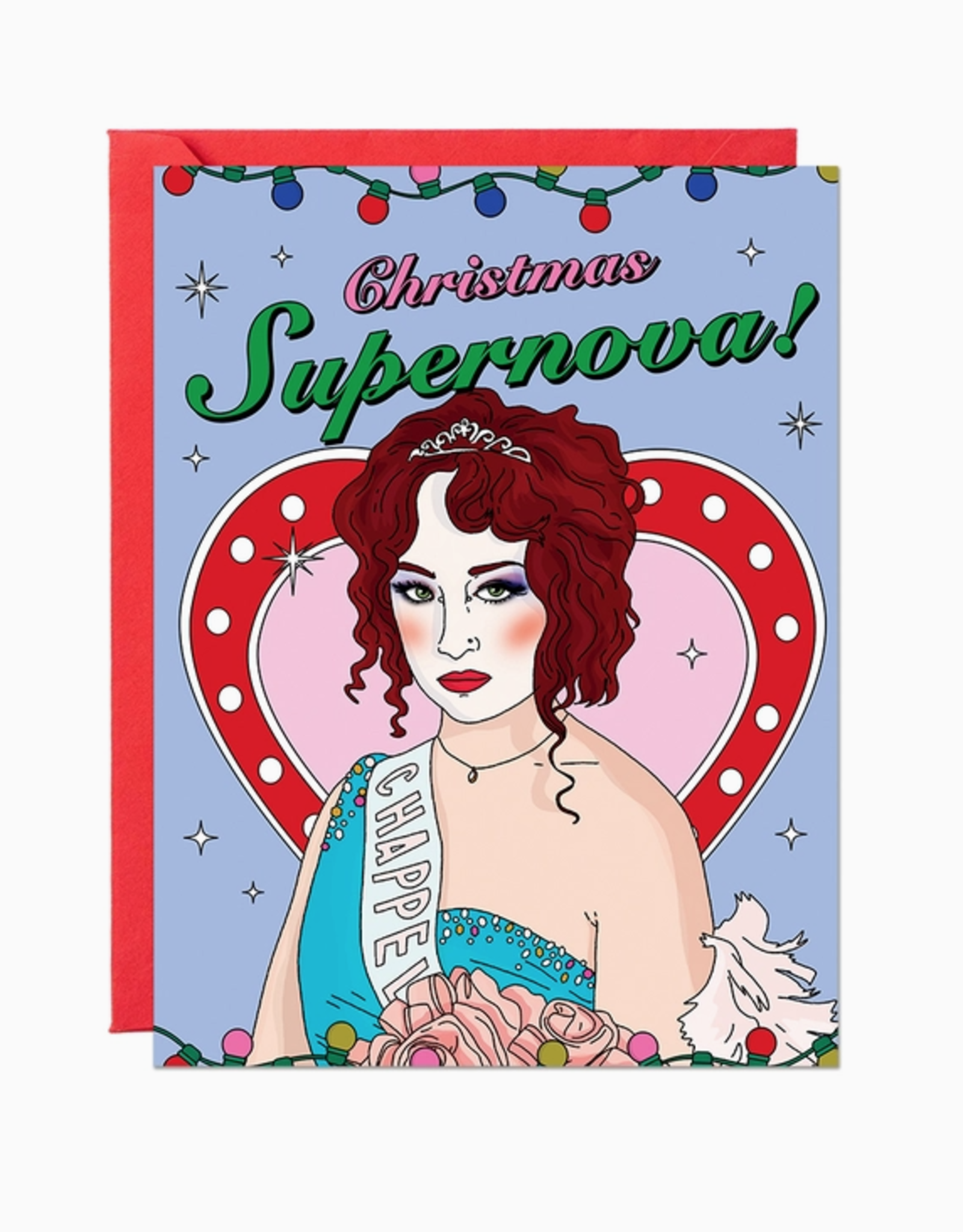Christmas Supernova Chappell Roan Greeting Card