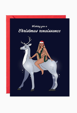 Wishing You a Christmas Renaissance Beyonce Greeting Card
