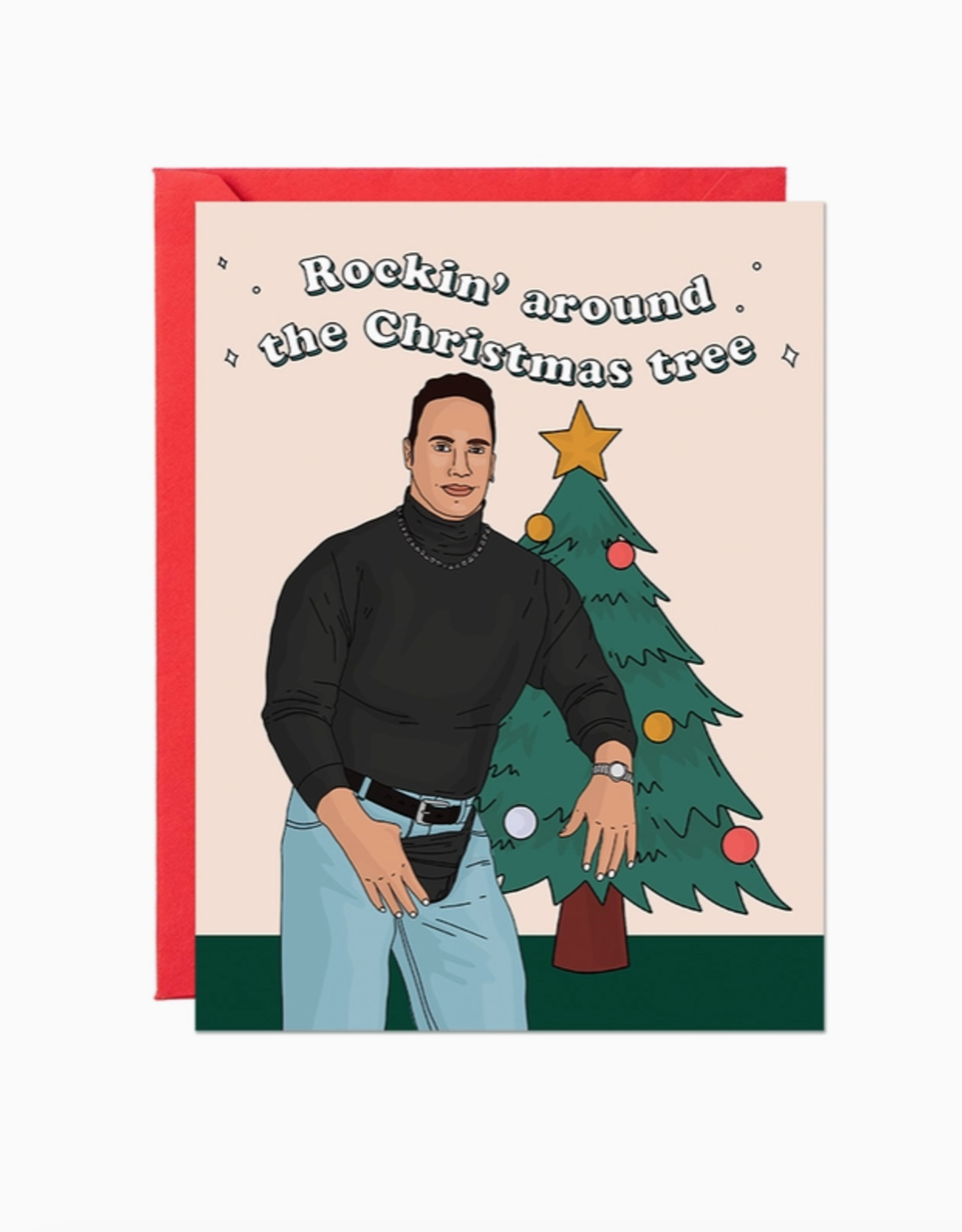 Rockin' Around the Christmas Tree Greeting Card