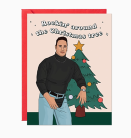 Rockin' Around the Christmas Tree Greeting Card