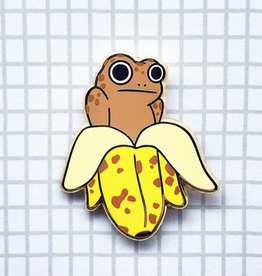 Banana Frog Enamel Pin