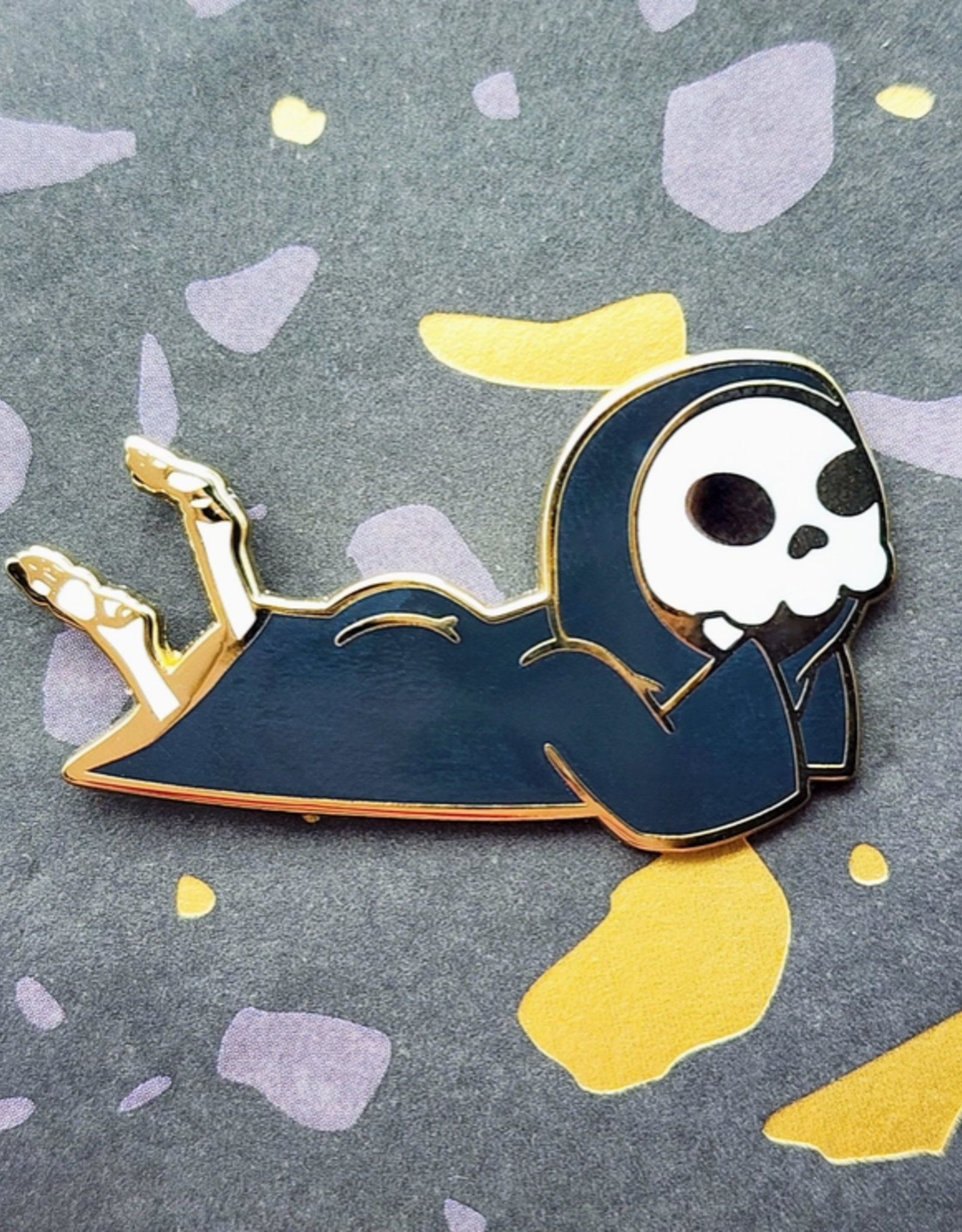 Grim Reaper Booty Enamel Pin