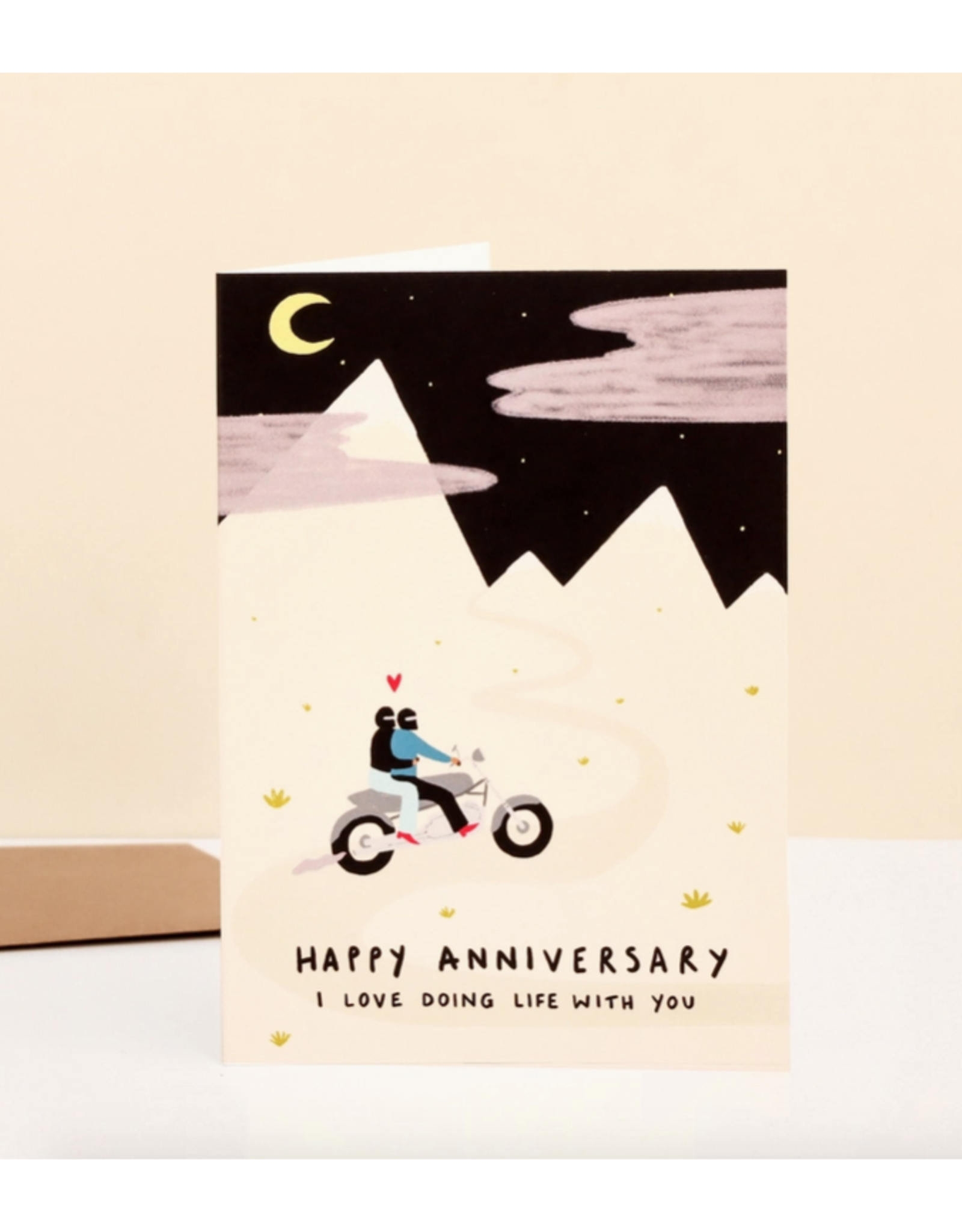 Happy Anniversary Bikers Greeting Card