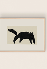 Black Cat Print