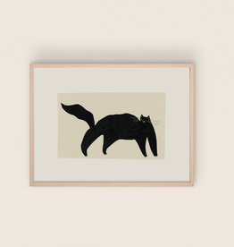 Black Cat Print
