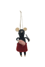 Chef Mouse with Steak Ornament Chef Mouse with Steak Ornament
