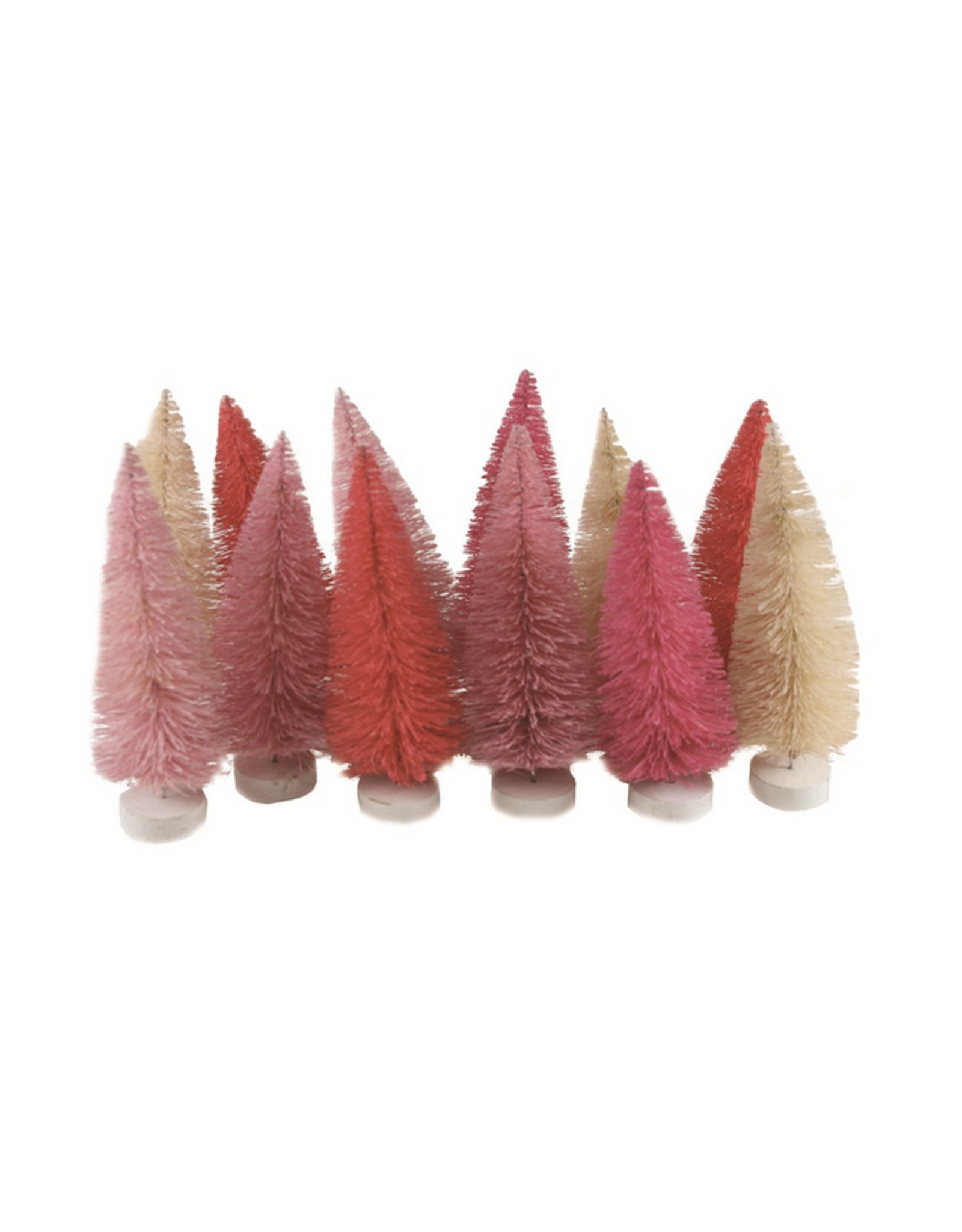 Pink Brush Bottle Tree (Assorted)