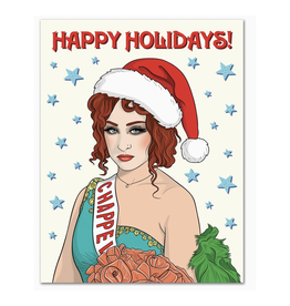Chappell Roan Happy Holidays Greeting Card