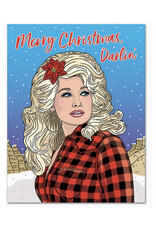 Dolly Merry Christmas Darlin Greeting Card Dolly Merry Christmas Darlin Greeting Card