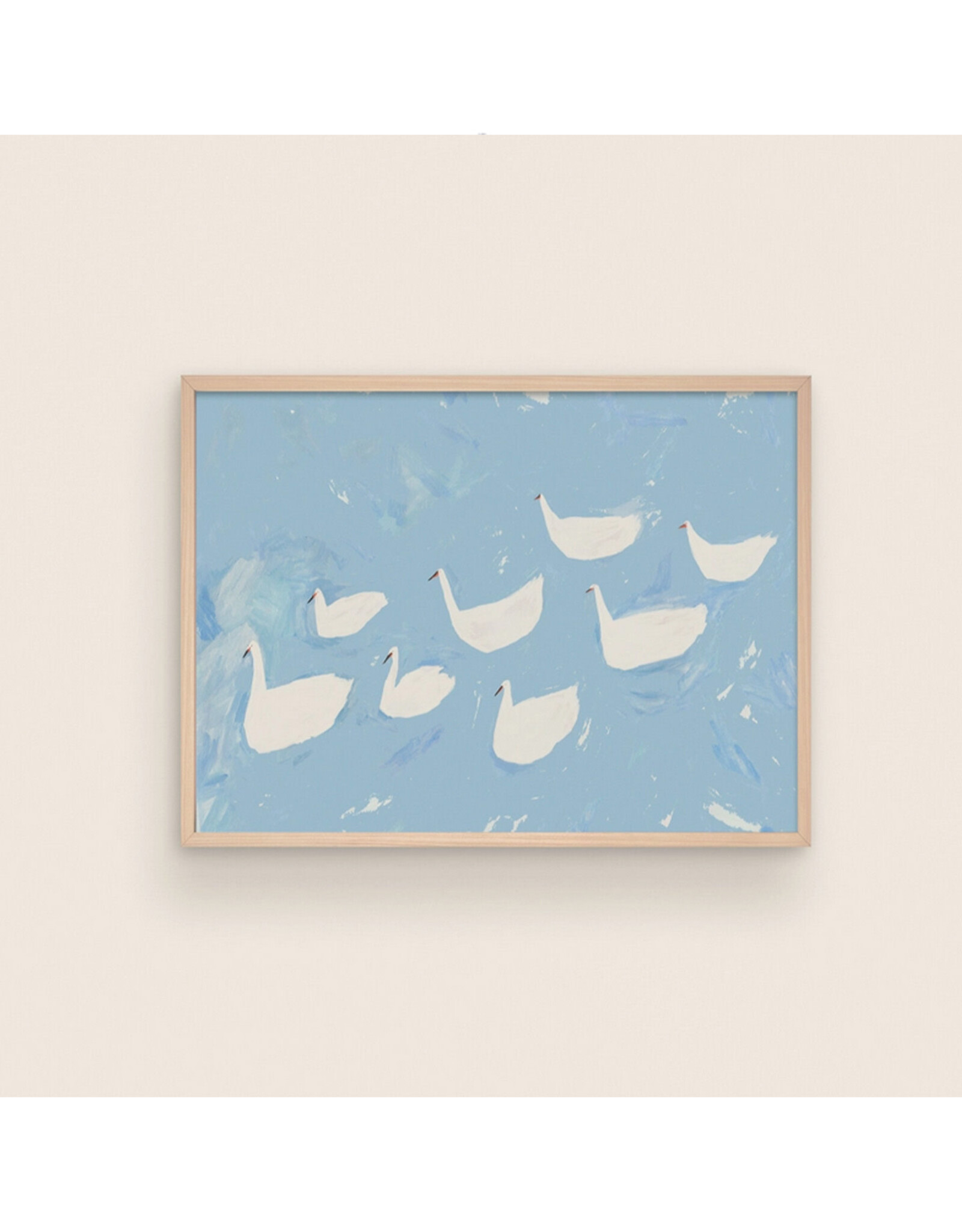 Delicate Swans Print