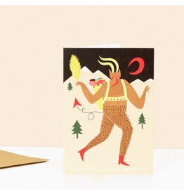 Greetings From Krampus Greeting Card