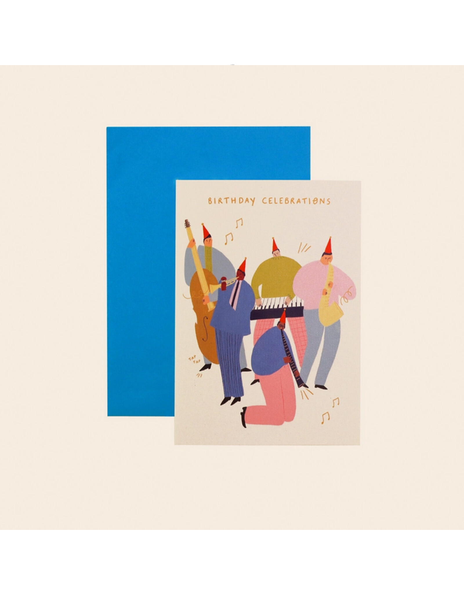 Jazz Celebrations Birthday Greeting Card