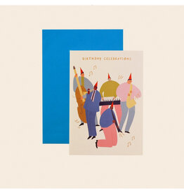 Jazz Celebrations Birthday Greeting Card