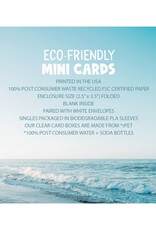 Brown Bear with Sled Mini Card