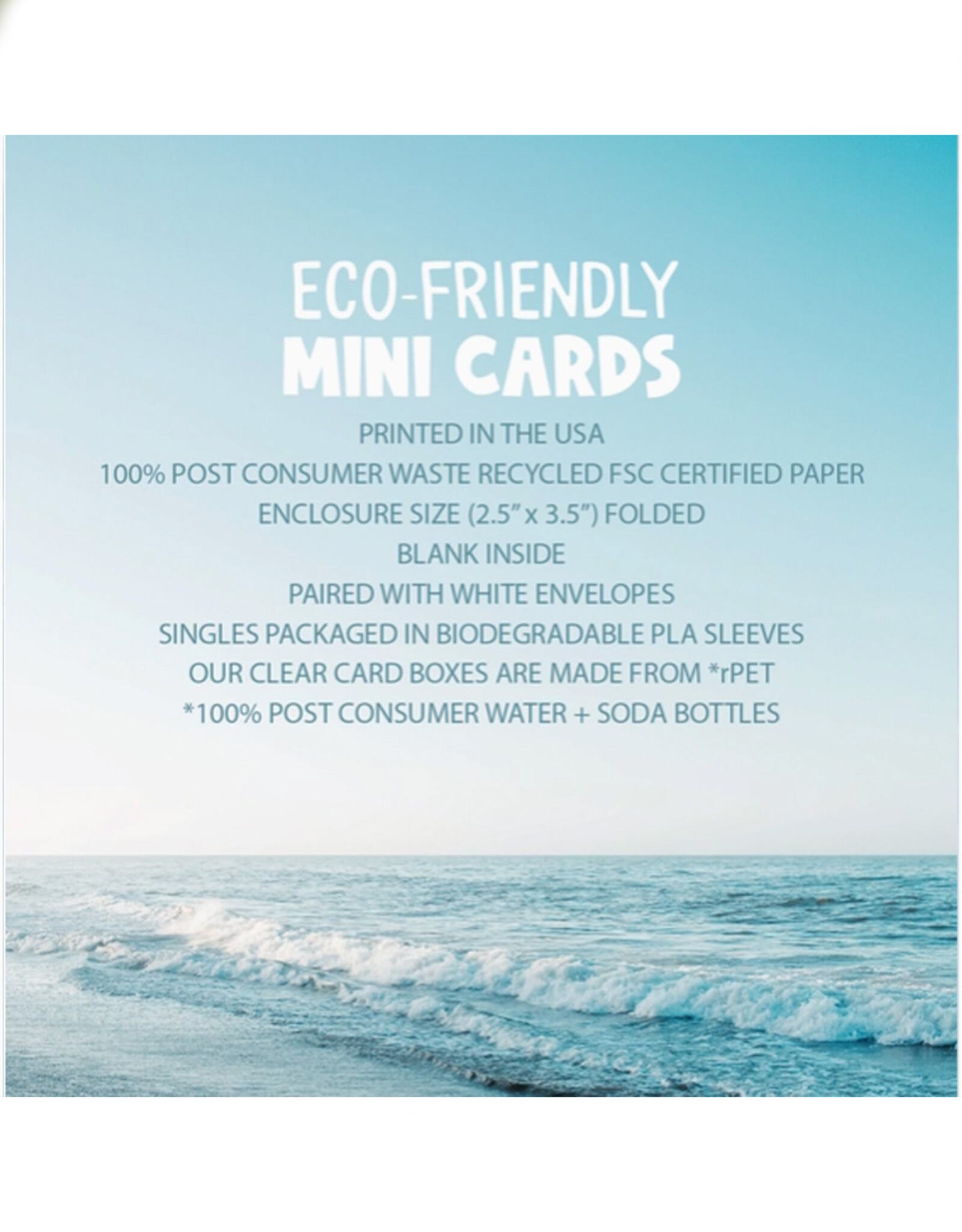 Brown Bear with Sled Mini Card