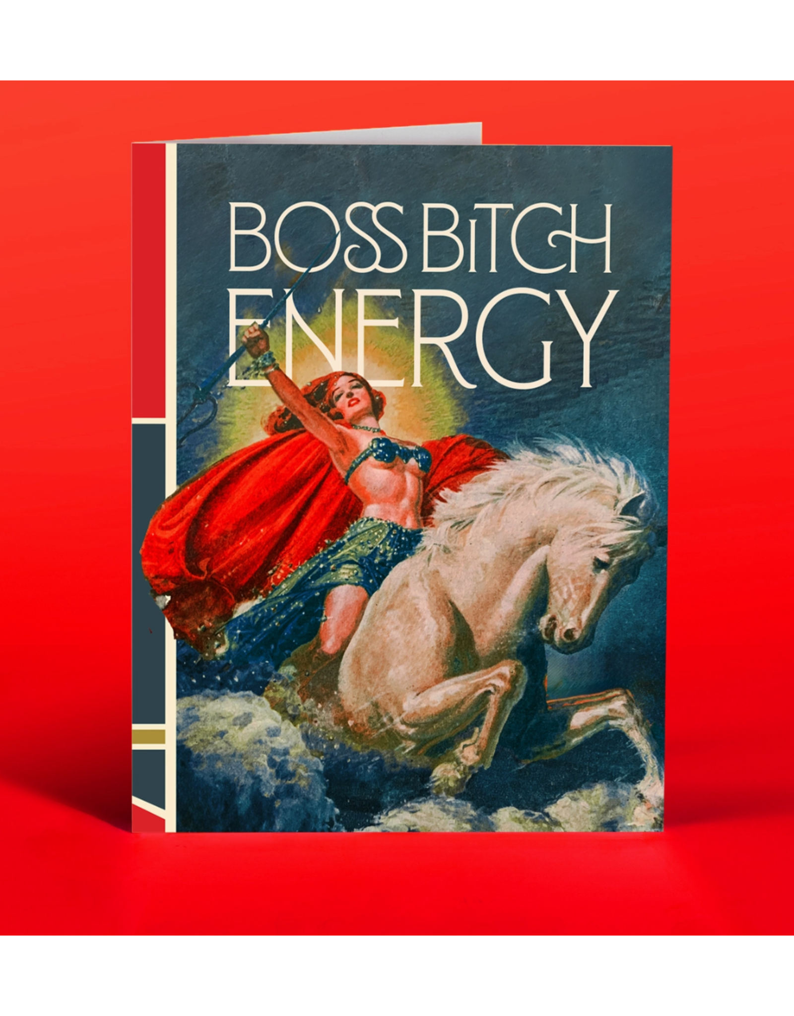 Boss Bitch Energy Greeting Card
