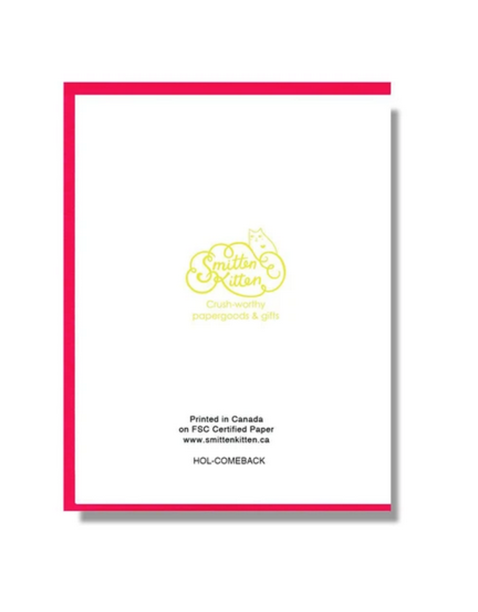 Don't Call It a Comeback Santa Greeting Card