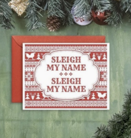 Sleigh My Name Destiny's Child Greeting Card