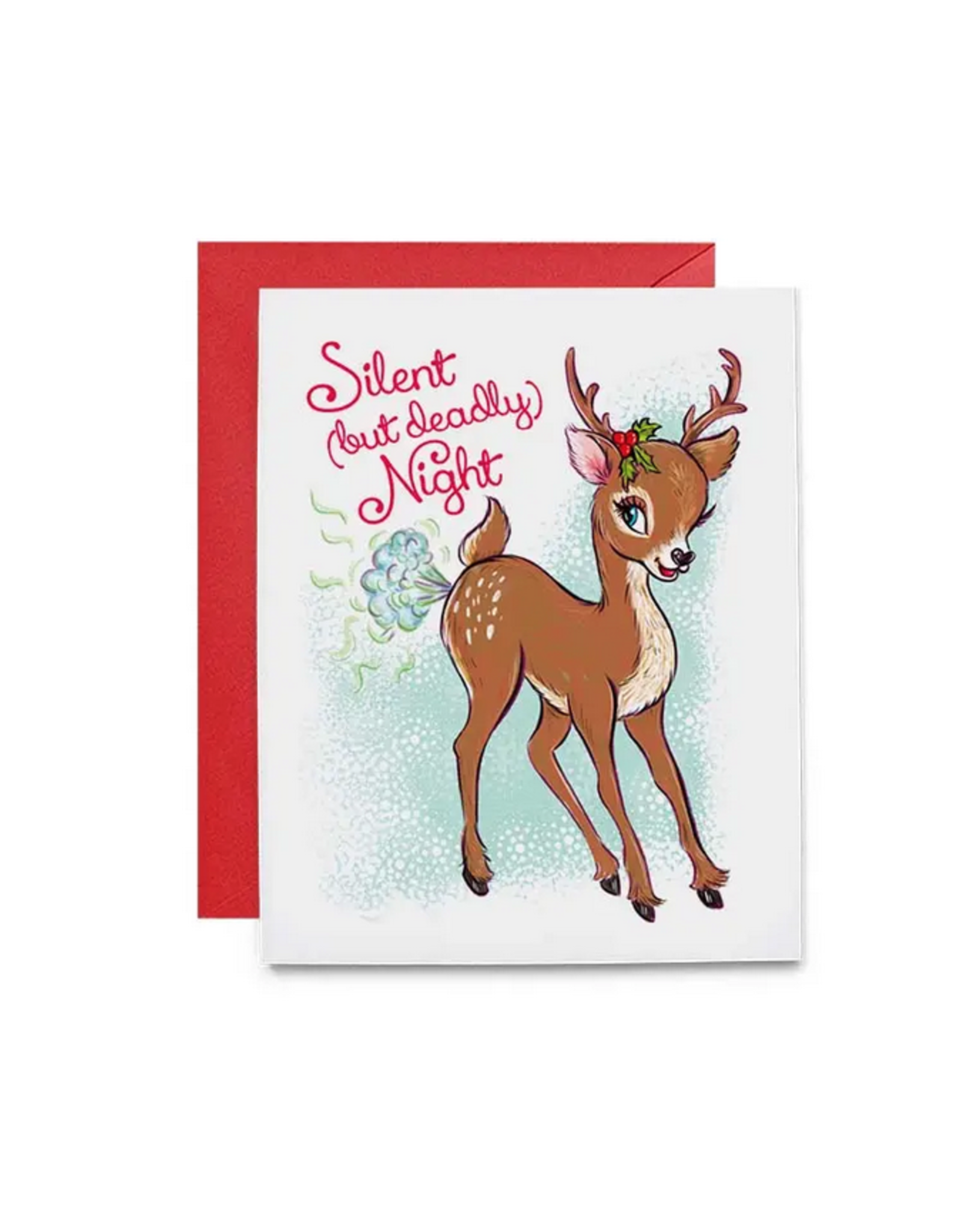 Silent But Deadly Night Greeting Card