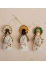 Felt Angel With Halo Ornament (Assorted)