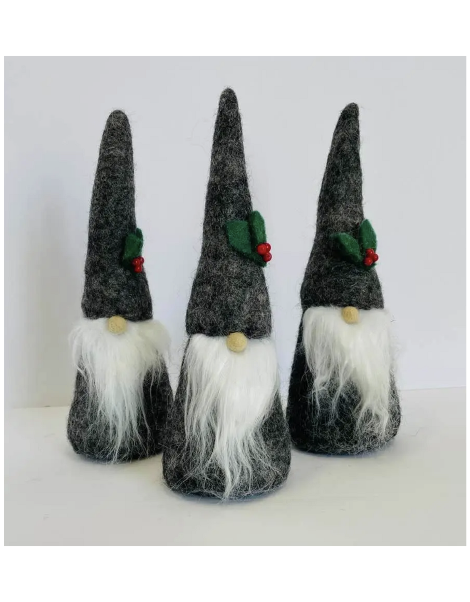 Grey Felt Gnome
