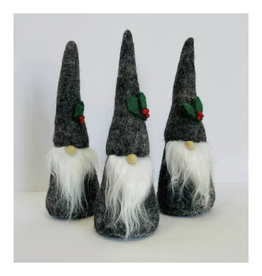 Grey Felt Gnome