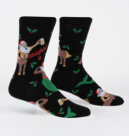 Sleighin' It Men's Crew Socks
