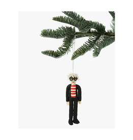 Andy Warhol Felted Ornament