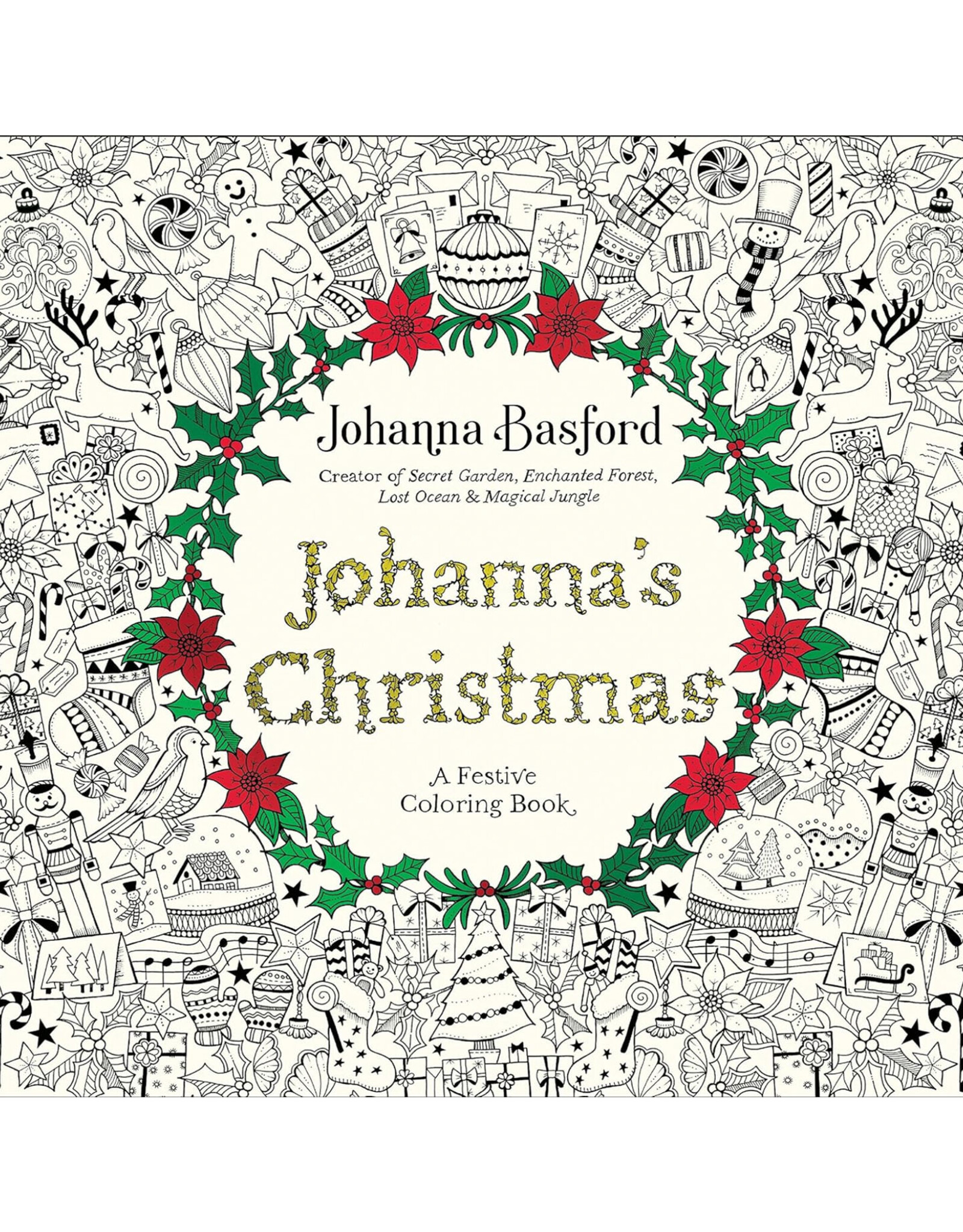 Johanna's Christmas: A Festive Coloring Book for Adults