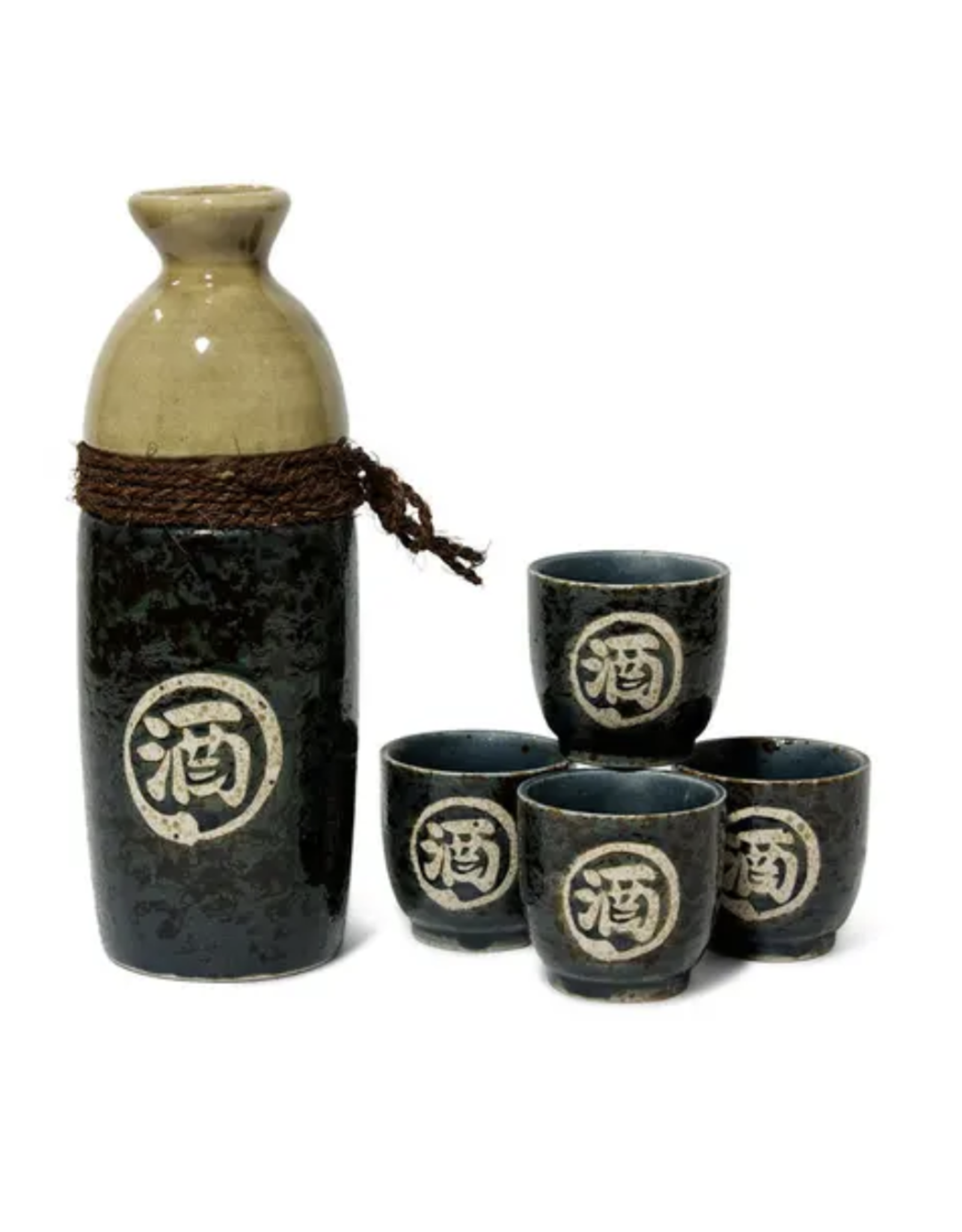 Nawamaki Sake Set for 4