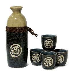 Nawamaki Sake Set for 4
