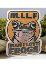 M.I.L.F Man I Love Frogs Sticker