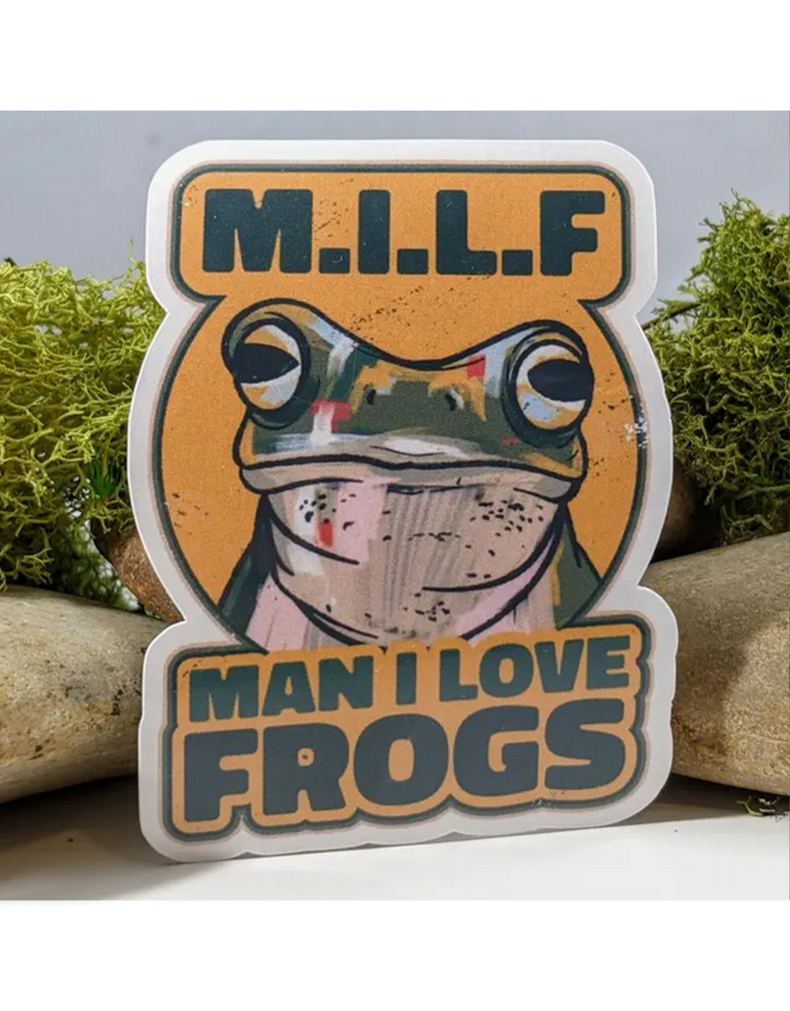 M.I.L.F Man I Love Frogs Sticker
