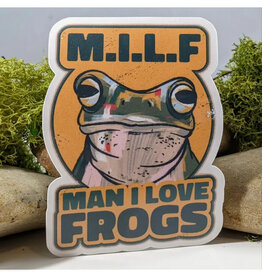 M.I.L.F Man I Love Frogs Sticker