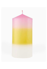 Pillar Candle - Pink, Orange