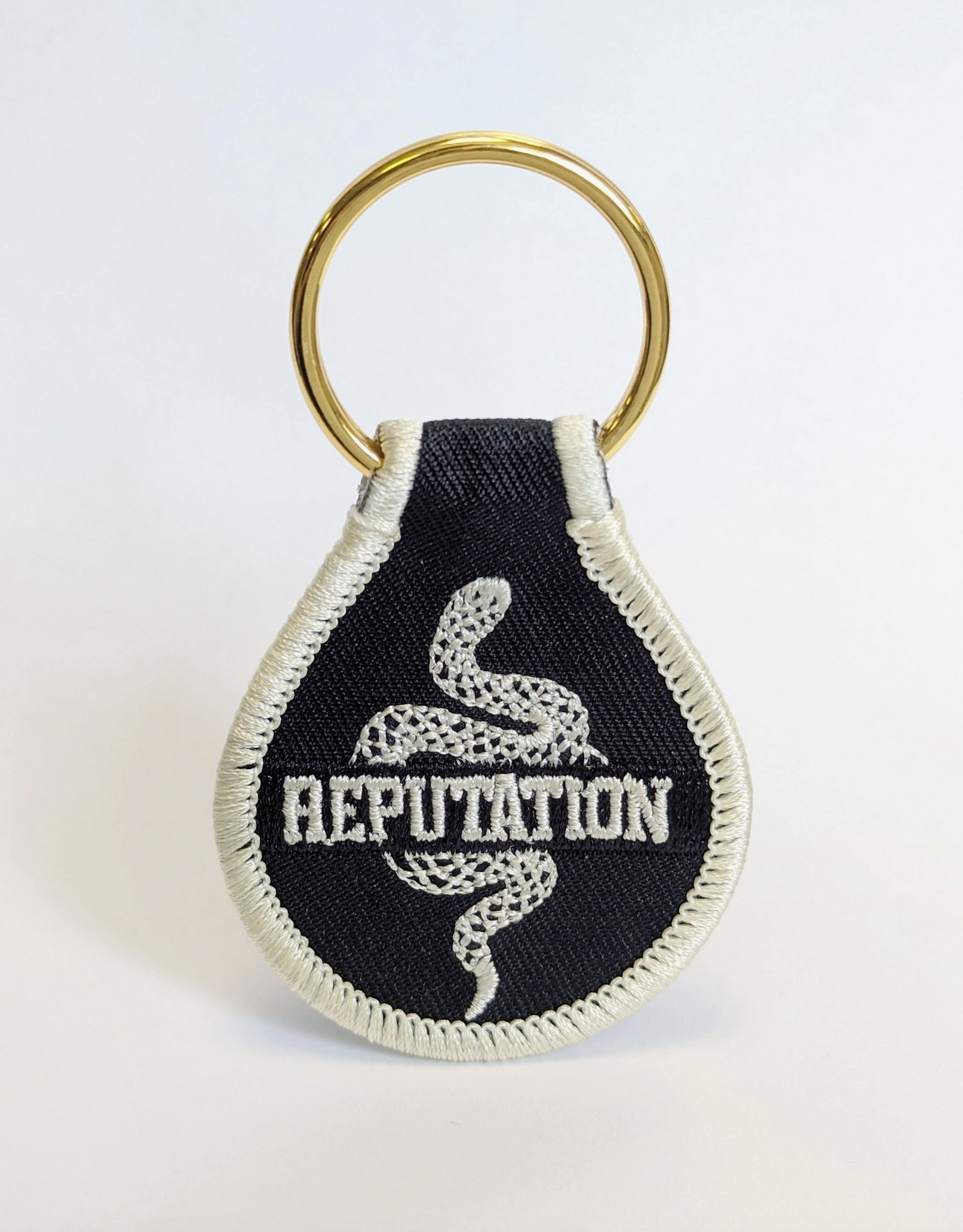 Swiftography Reputation Embroidered Key Tag